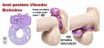 anel peniano com vibrador estimulador clitoriano