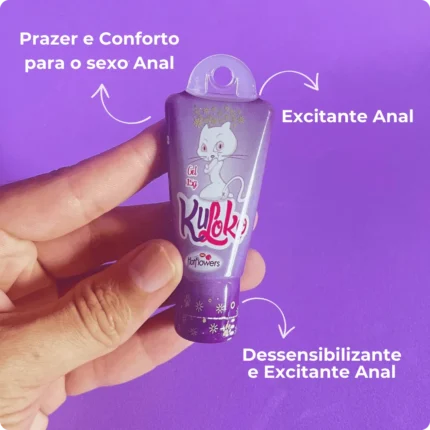 kuloko gel dessensibilizante e excitante anal 15g