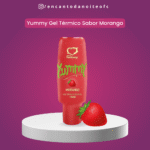yummy gel térmico beijável yummy morango