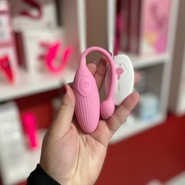 vibrador de casal cápsula com controle remoto rosa