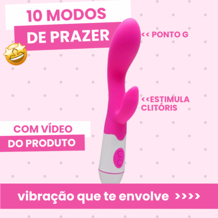 vibrador finger recarregável estimulo do ponto g e clitóris rosa
