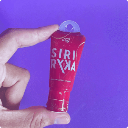 siriryka gel comestível esquenta, gela e vibra 18g