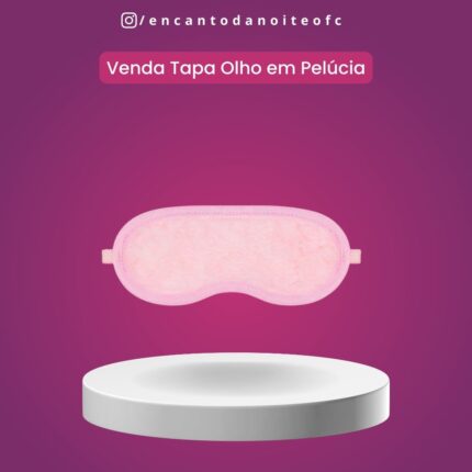 venda tapa olho em pelúcia