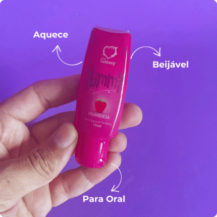 yummy gel térmico beijável yummy framboesa