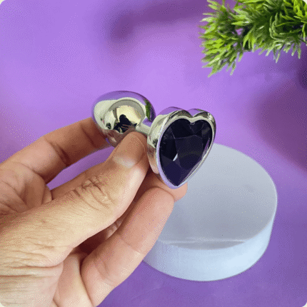 plug anal em formato de coração p