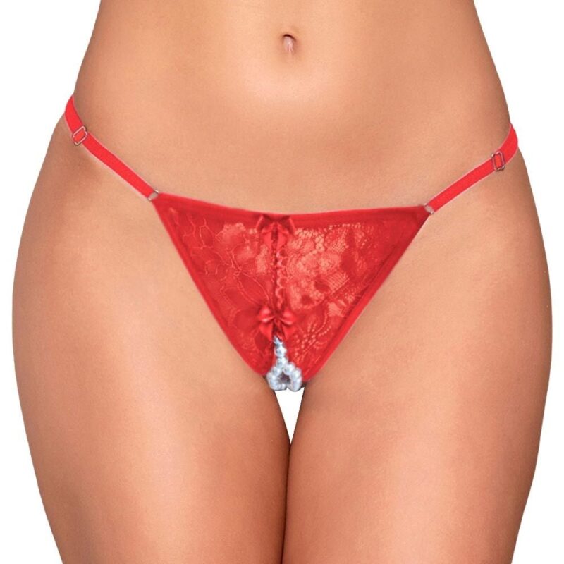 calcinha tailandesa rendada com perolas
