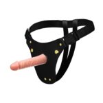 cinta peniana regulável com prótese pênis realístico 16cm x 4cm