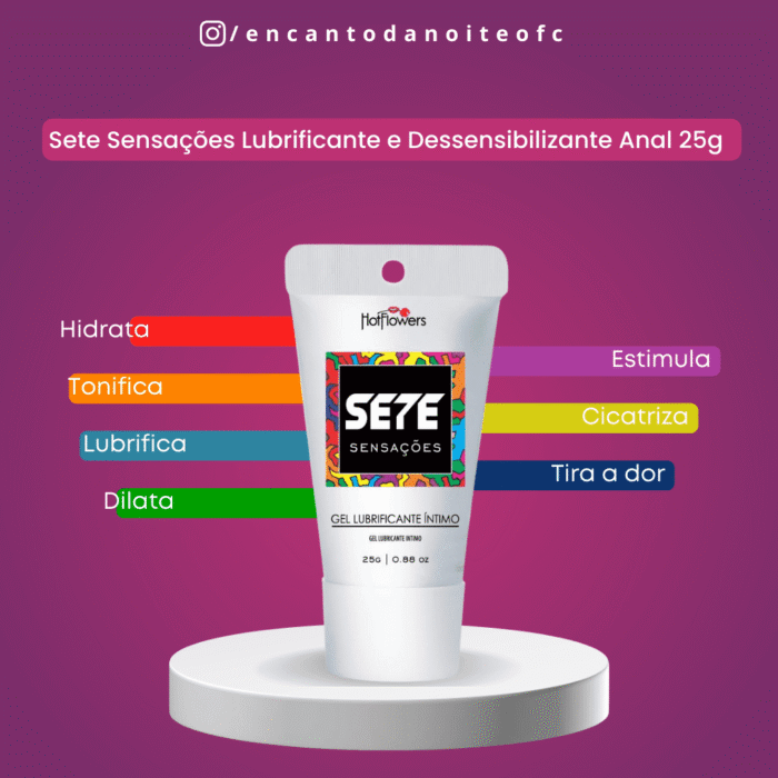 sete sensações dessensibilizante anal 25g