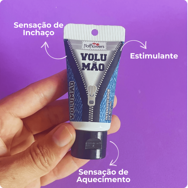 volumão intensificador de macho 25g gel masculino