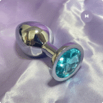 plug anal m cristal arredondado