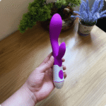 vibrador finger recarregável estimulo do ponto g e clitóris roxo