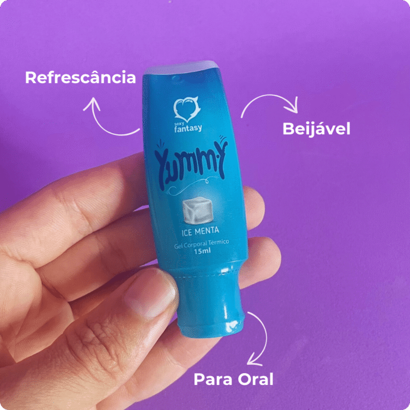 yummy gel térmico beijável yummy ice