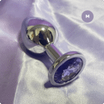 plug anal m cristal arredondado