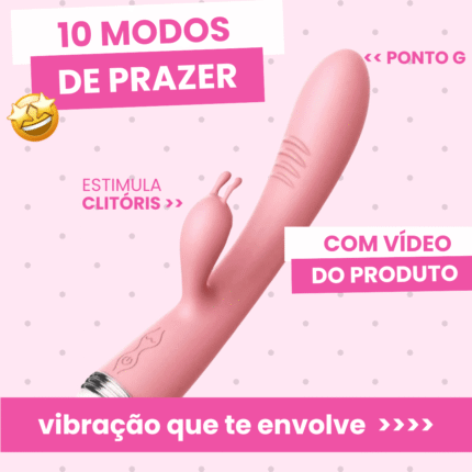 vibrador ponto g e clitóris 10 modos vibração wendy