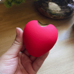 sugador estimulador de clitóris em formato de coração sandy