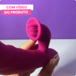 vibrador vai e vem com estimulador de clitóris emily