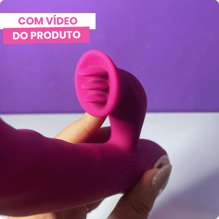 vibrador vai e vem com estimulador de clitóris emily