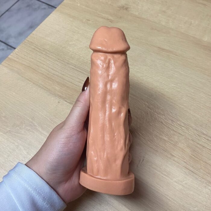 pênis prótese realistica 18 x 5cm maciço