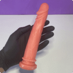 pênis prótese realística 19 x 3,5cm borracha maciça