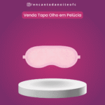 venda tapa olho em pelúcia