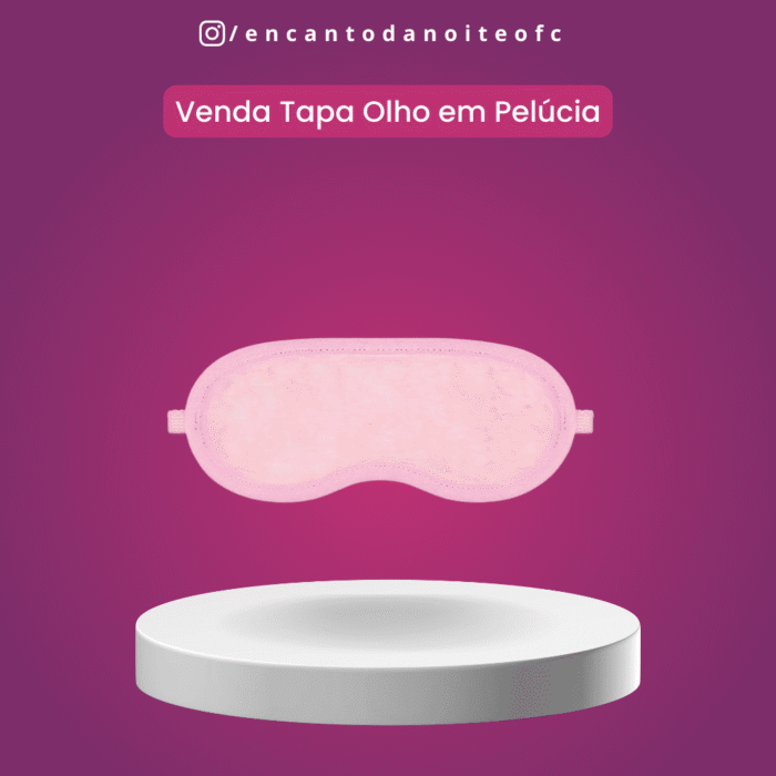 venda tapa olho em pelúcia