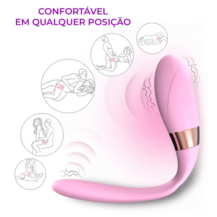 vibrador de casal perfect com controle