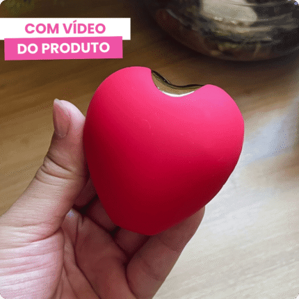sugador estimulador de clitóris em formato de coração sandy