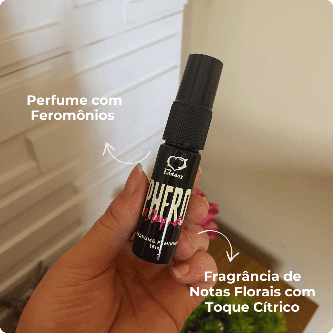 perfume phero aroma feminino 15ml perfume phero aroma feminino 15ml