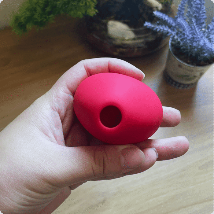 sugador estimulador de clitóris em formato de coração sandy