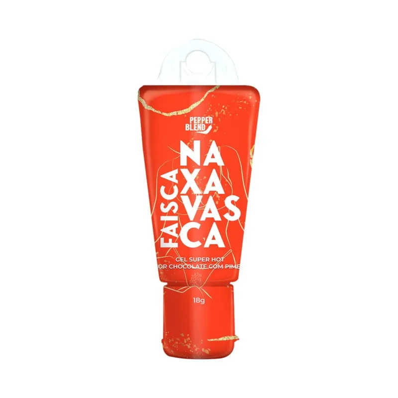gel super hot faísca na xavasca 18g chocolate com pimenta
