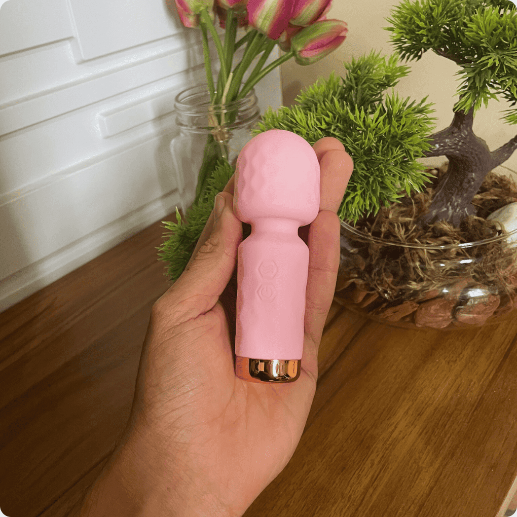lily mini varinha recarregável 10 modos de vibração lily mini varinha recarregável 10 modos de vibração