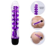 vibrador personal com capa em formato de pênis roxo