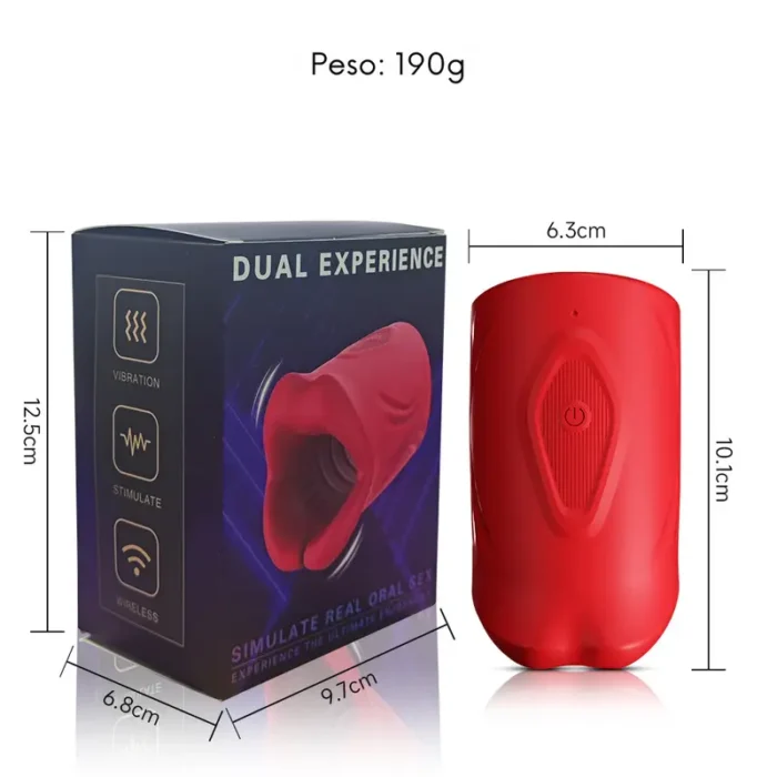 prótese peniana realista com vai e vem, aquecimento e controle remoto (14,5 cm) (cópia)