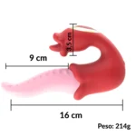 super vibrador com rotação de 360°