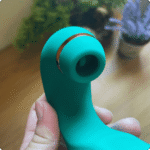 penny vibrador estimulador clitoriano 3 em 1 vibrador, sugador e macetada verde