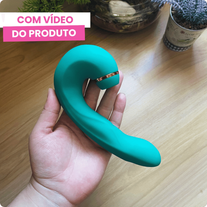 penny vibrador estimulador clitoriano 3 em 1 vibrador, sugador e macetada verde