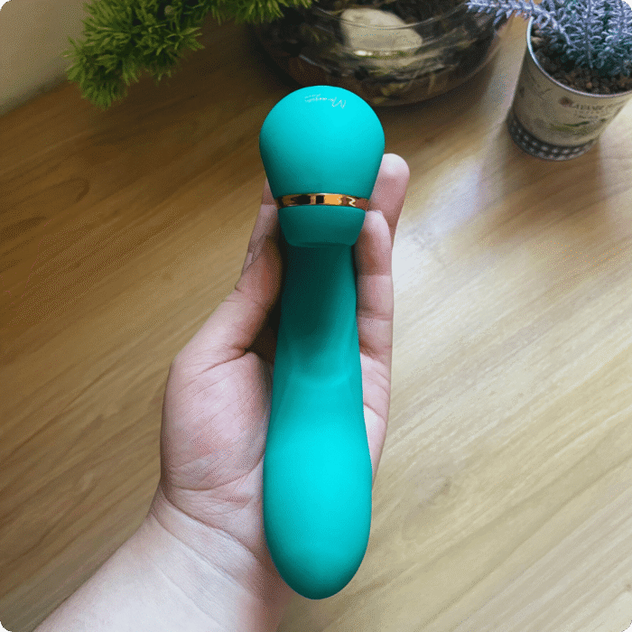 penny vibrador estimulador clitoriano 3 em 1 vibrador, sugador e macetada verde