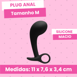 Página Inicial Plug Anal Em Silicone M - Penetrador Anal
