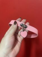 coleira com guia de corrente sado