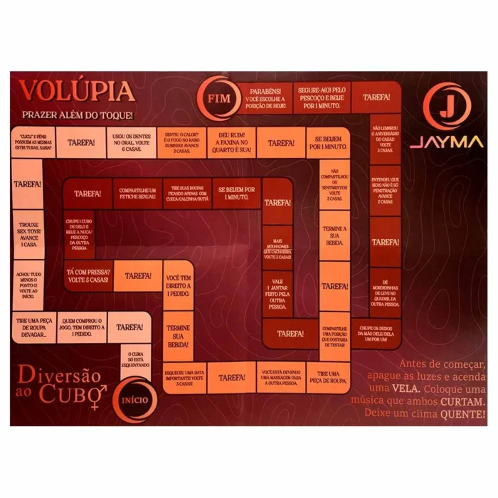 jogo de tabuleiro sensual volúpia jogos para casais