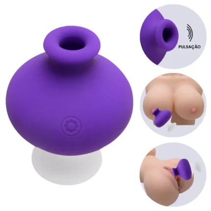 sugador vibrador estimulador de clitóris pulsação 7 modos vibrações