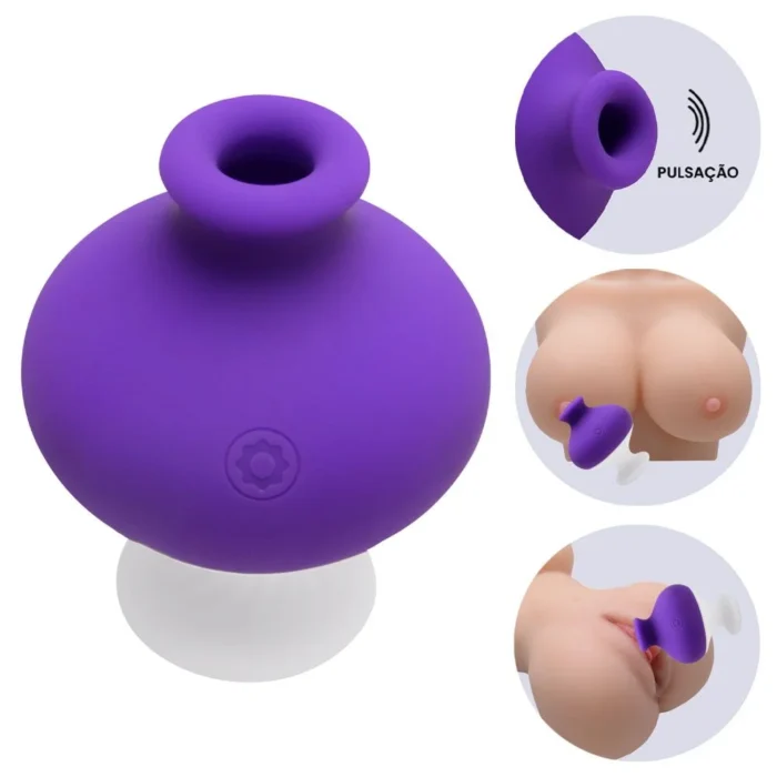 sugador vibrador estimulador de clitóris pulsação 7 modos vibrações