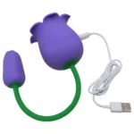 vibrador 2 em 1 sugador de clitóris pulsa e vibra linn