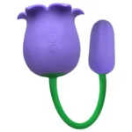 vibrador 2 em 1 sugador de clitóris pulsa e vibra linn