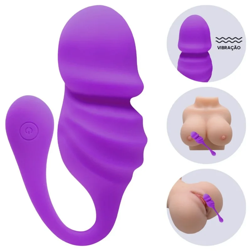 vibrador cápsula vibratória wave roxo