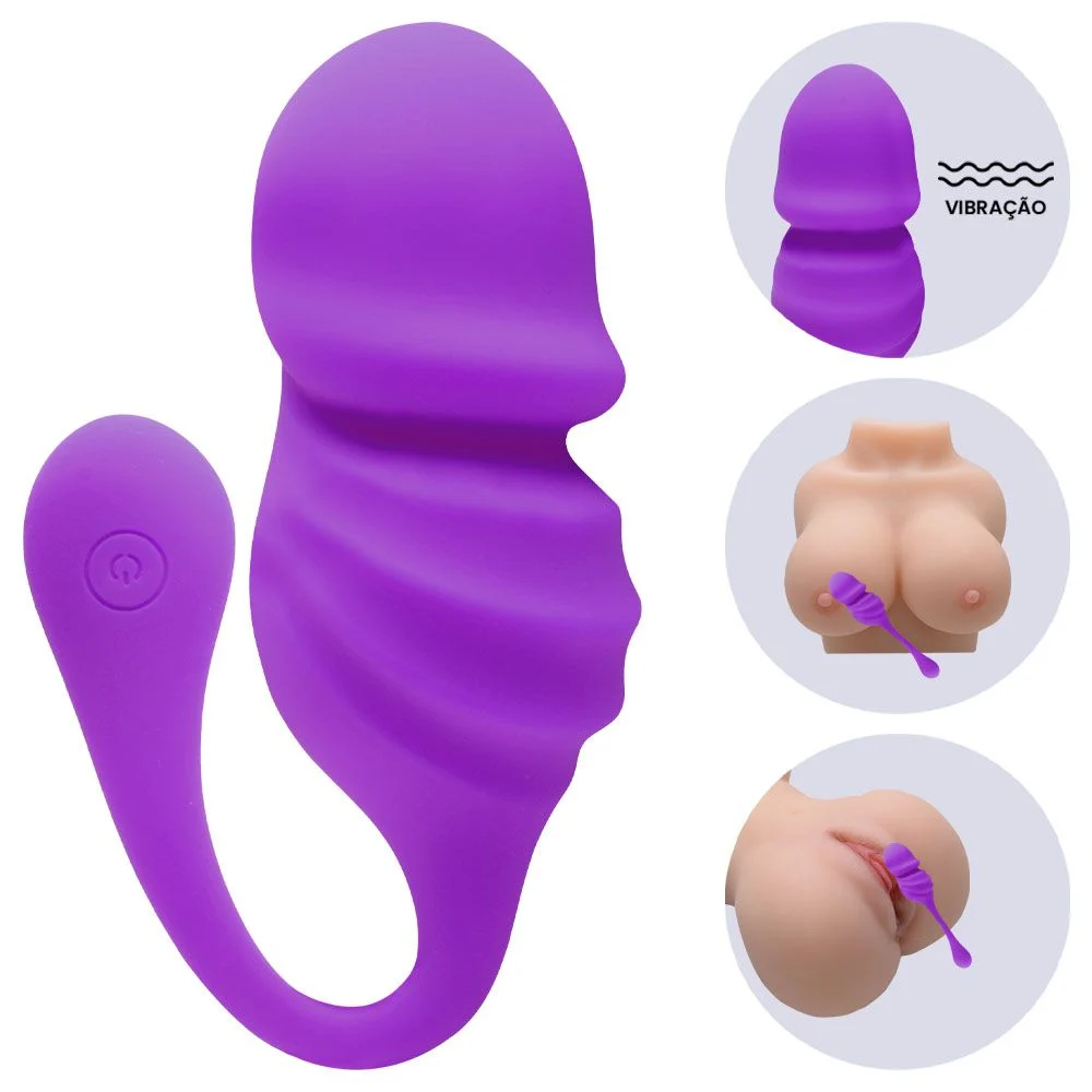 vibrador cápsula vibratória wave roxo