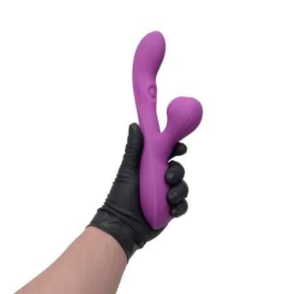 vibrador ponto g com sugador de clitóris e 10 pulsações licker