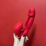 vibrador 3 em 1 com língua e boca estimuladora