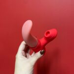 vibrador 3 em 1 com língua e boca estimuladora