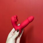 vibrador 3 em 1 com língua e boca estimuladora